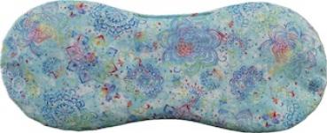 Augenkissen Bio-Amaranth- Mandala hellblau