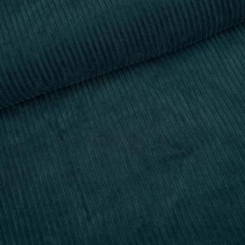 Mond Bio-Cord-Nicky smaragd Stoffmuster