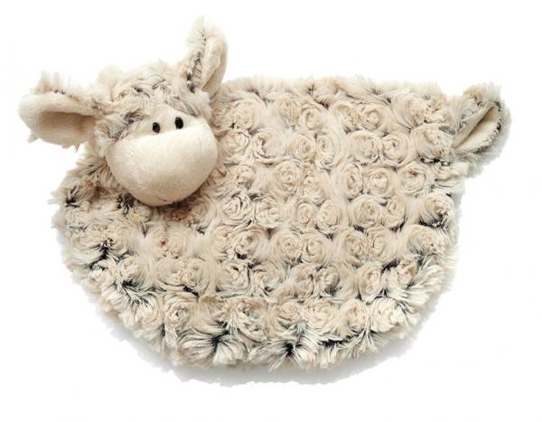 Wärmeschaf - Rosenplüschschaf klein, 29x18cm